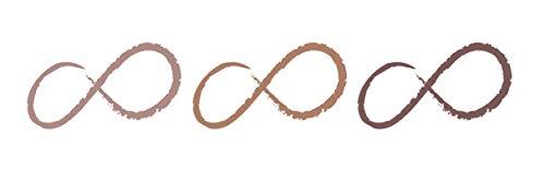 Eternal Eternal Automatic Water Resistant Eyebrow Liner Set with Shaping Comb – Long Lasting, Professional and High Precision Brow Definer with No Sharpening, Retractable Twist Up Mechanism (3 Pack)