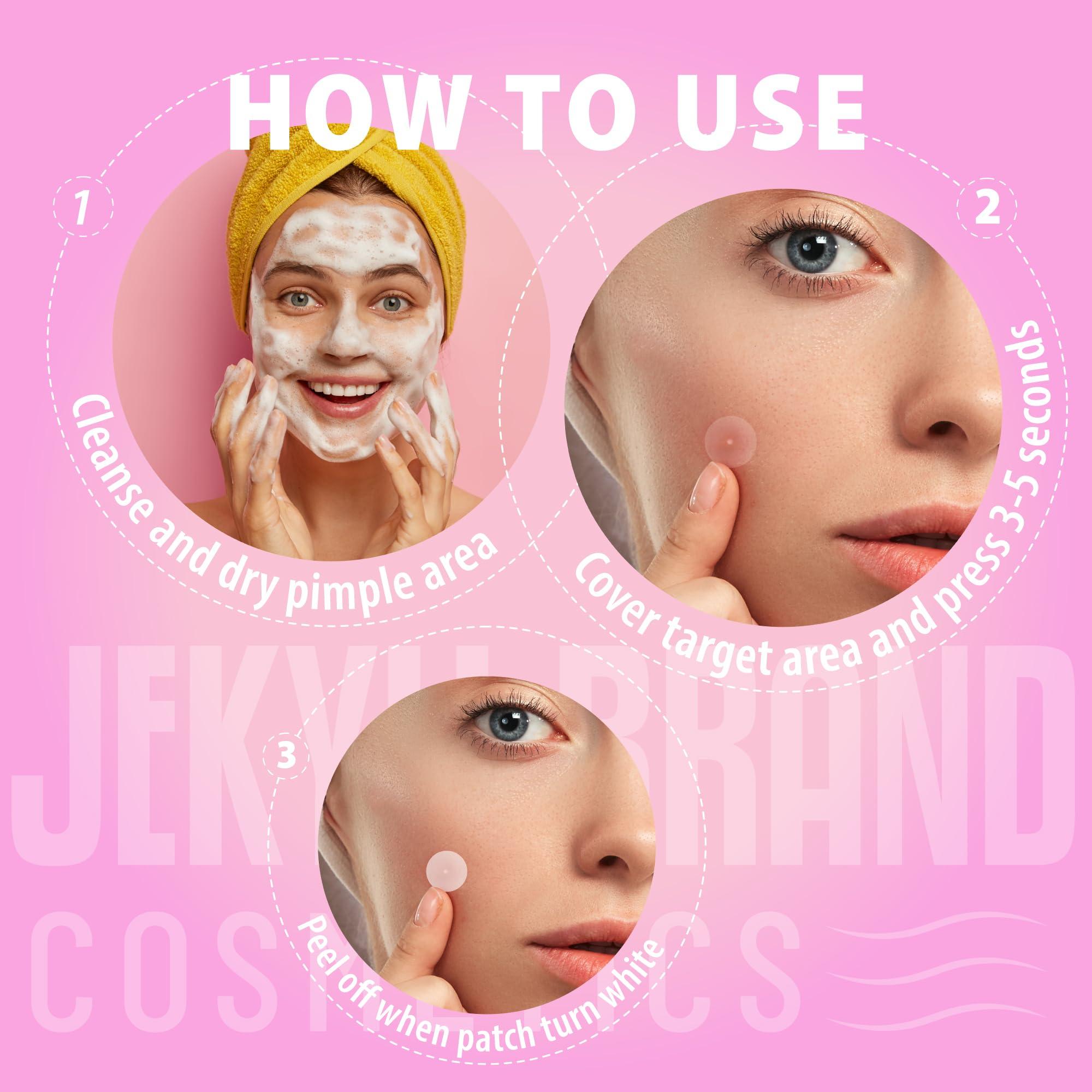 JEKYLL BRAND Jekyll Brand Cosmetics | Premium Pimple Patch (36 counts) | Hydrocolloid | Invisible | Acne Patch for Covering Zits and Blemishes | Sterile Spot Patches for Face and Skin | **Dermatologist Approve**