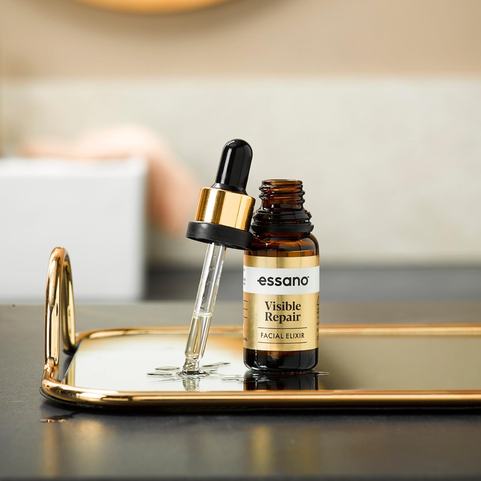 Essano Essano Visible Repair Elixir Face Serum, Face Oil Vitamin C Serum, Supports Anti Aging, Appearance of Fine Lines, Wrinkles, Cruelty Free, 20ml