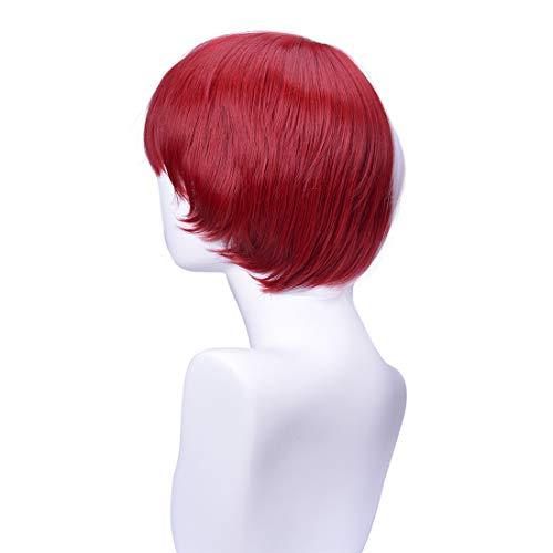 EpicCosplay EPIC COSPLAY WIGS Half-Half Silver Red Cosplay Anime Wig
