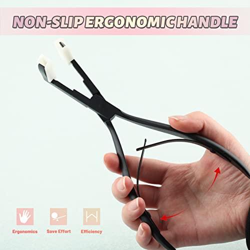 SPEEDWOX SPEEDWOX Tape In Hair Extensions Pliers 8 Inches Sealing Clamp Pliers Hair Sealing Pliers Human Hair Extensions Styling Tool Hair Extension For Salon Professional Installation