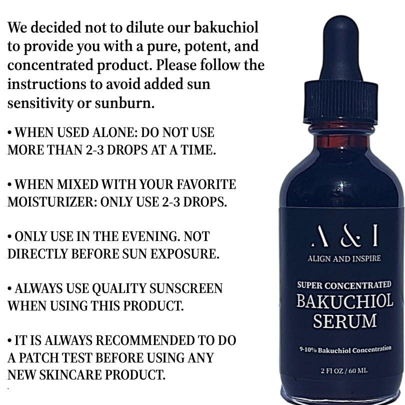 Generic Generic 100% Pure, Cold Pressed, Bakuchiol Serum 2 oz, Plant-Based Natural Retinol Alternative