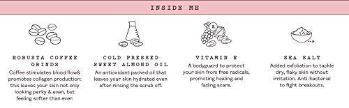 frank body Frank Body Original Coffee Scrub | Natural, Vegan, Cruelty Free Exfoliating Body Scrub Fights Breakouts and Fades Scars & Marks with Coffee Grinds, Sweet Almond Oil, and Vitamin E | 7.05 oz / 200 g