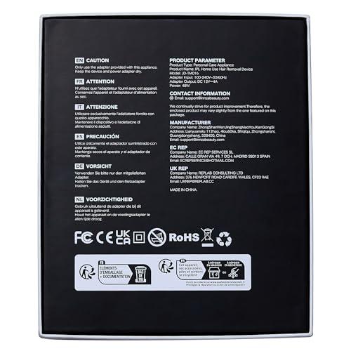 INNZA INNZA Laser Hair Removal with Ice Cooling Care Function for Women Permanent,999,999 Flashes Painless IPL Hair Remover, Hair Removal Device for Armpits Legs Arms Bikini Line