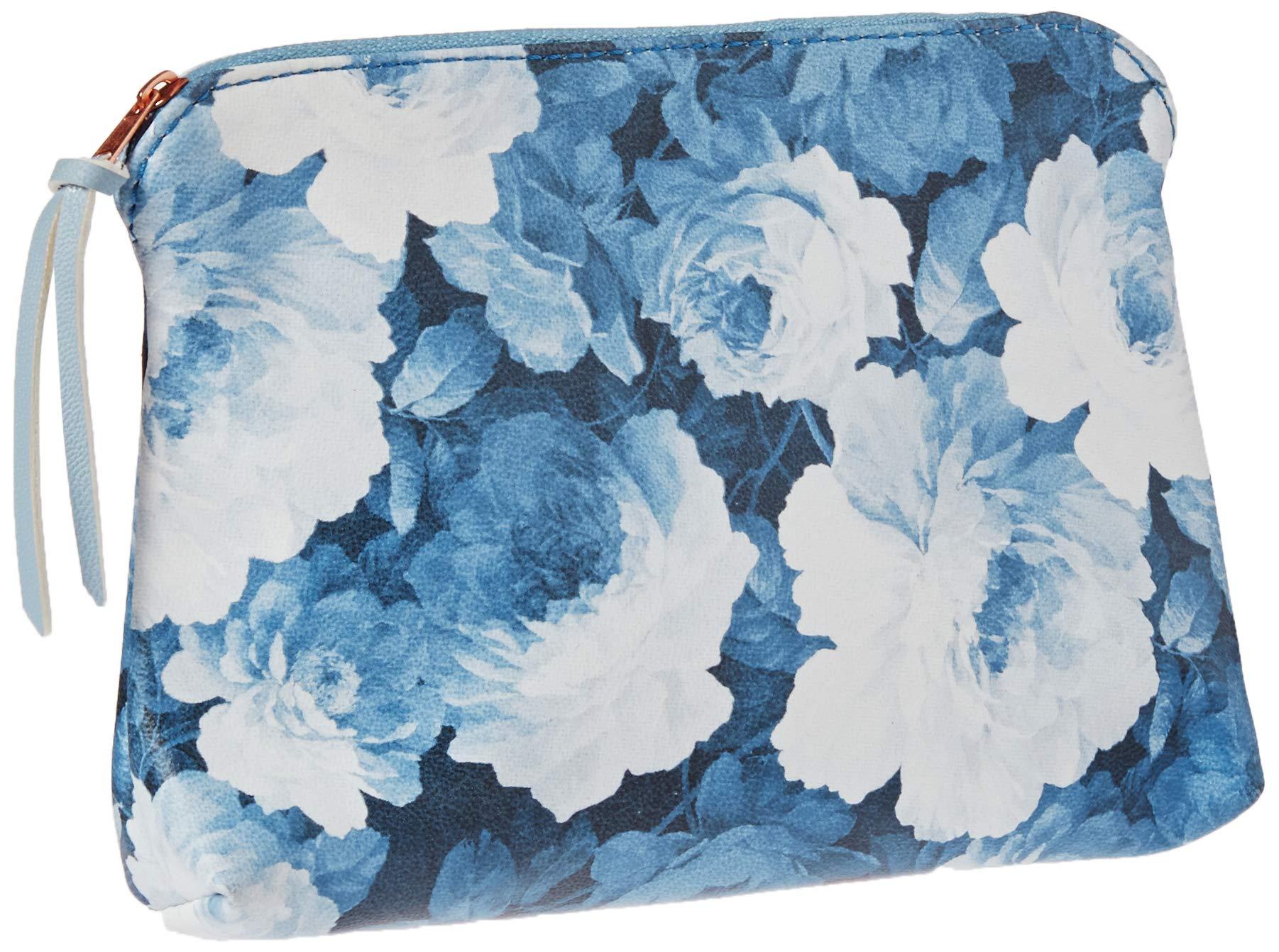 Fringe Fringe Cr Indigo Rose Faux Leather Makeup Pouch (816001)