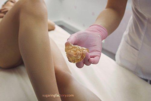 Sugaring Factory Sugaring Paste Luxury Pro Waxing Kit - Super Soft Organic Sugar Wax for Strips & Facial Hair - Made in USA, 43 oz - For Women and Men