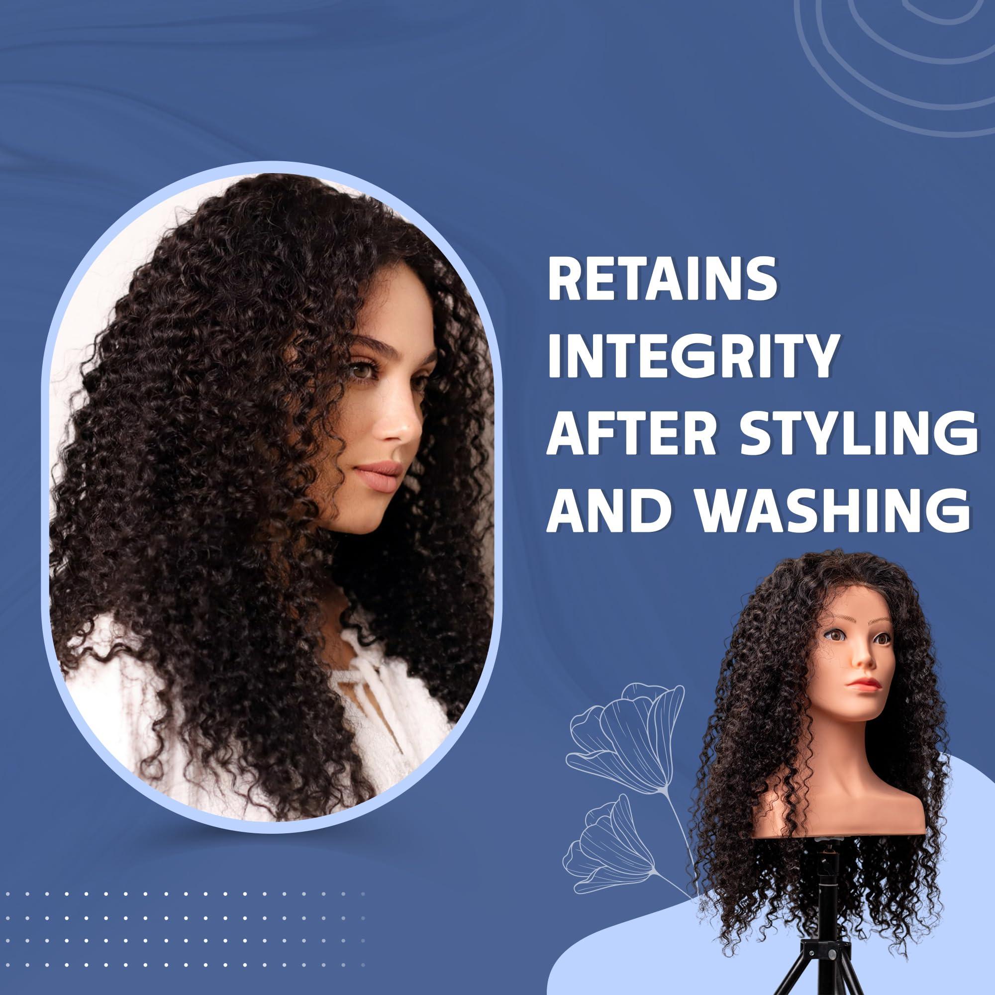 Generic 30 Inches Black Wig with Deep Wave Style (13 x 4) - Transparent Lace Front Wig - Premium Long Hair Extension for Women - Pre Plucked Lace Frontal Wig