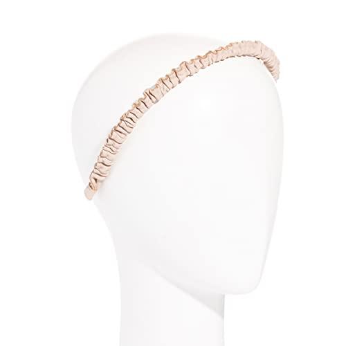 L. Erickson L. Erickson Leather Pinch Headband, Camel