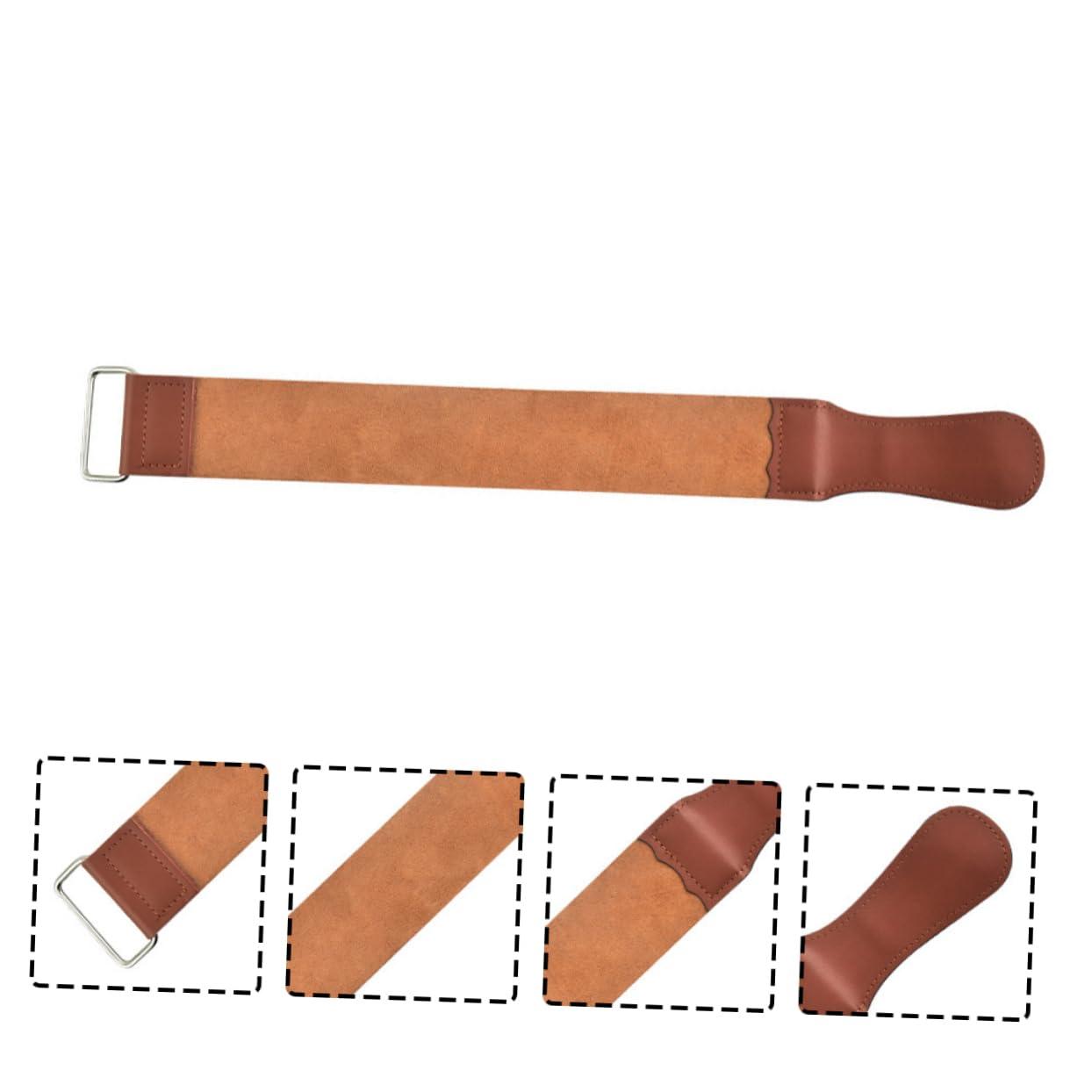 BIUDECO BIUDECO Razor Strop Tool Shaver Sharpening Belt for Straight Razor for Men Double-Sided Long-Lasting Easy to Use