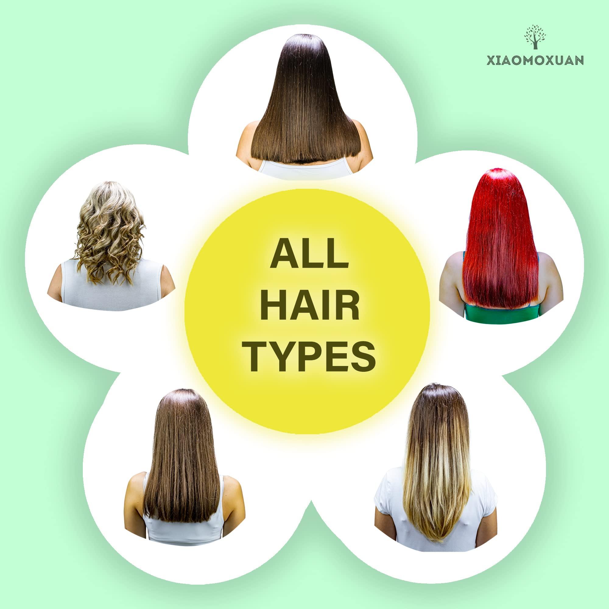 Xiaomoxuan Xiaomoxuan Organic Collagen Mask for Dry Damaged Hair - Natural Deep Conditioning Hair Moisturizer with Tea Tree Oil - Split End Repair Treatment Masque, 8.8 Fl Oz