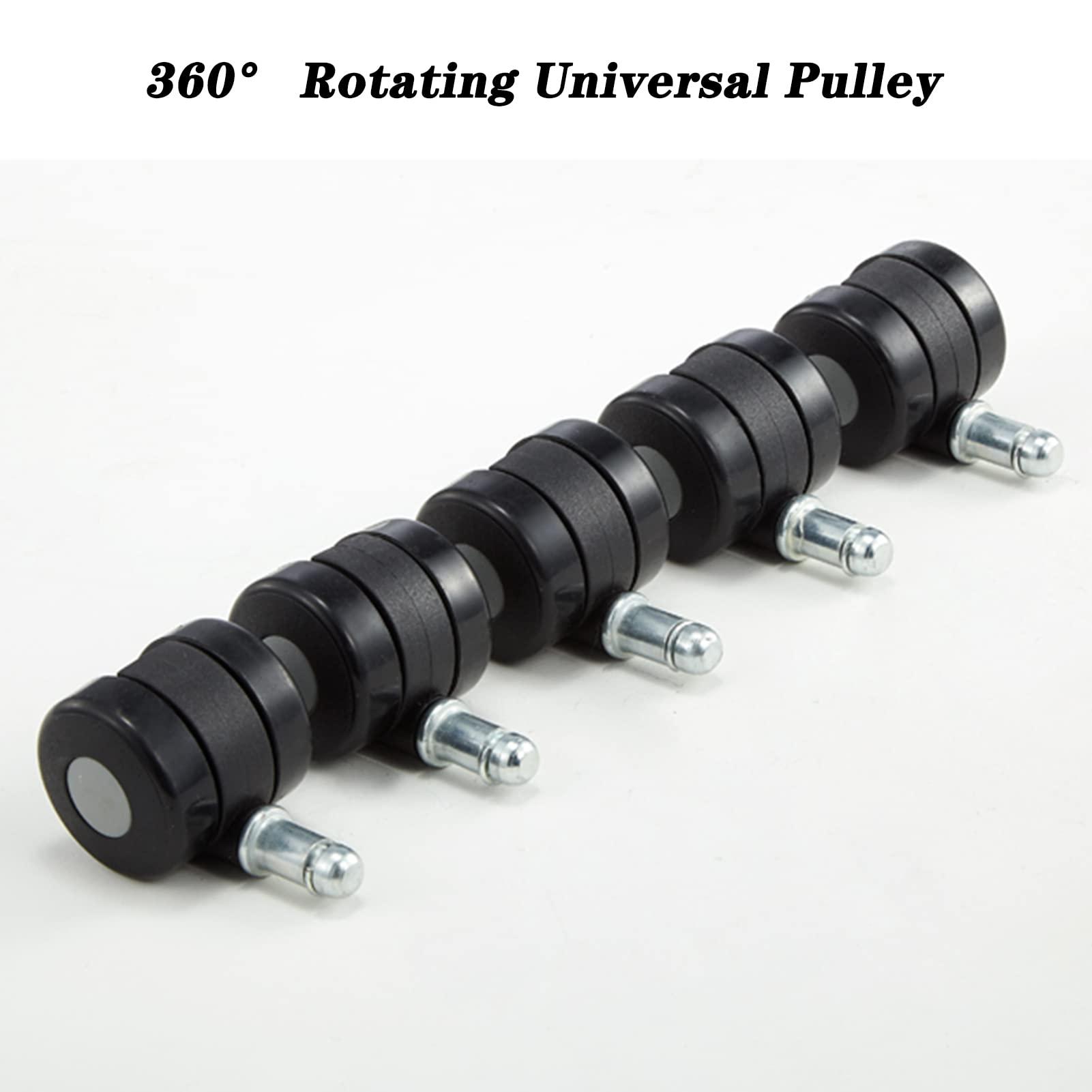 ZJXDPBF Swivel Rolling Bar Stool on Wheels, Office Study Beauty Salon Stool with Round Seat & Nylon Feet, Height Adjustable 48-60 cmr:Green