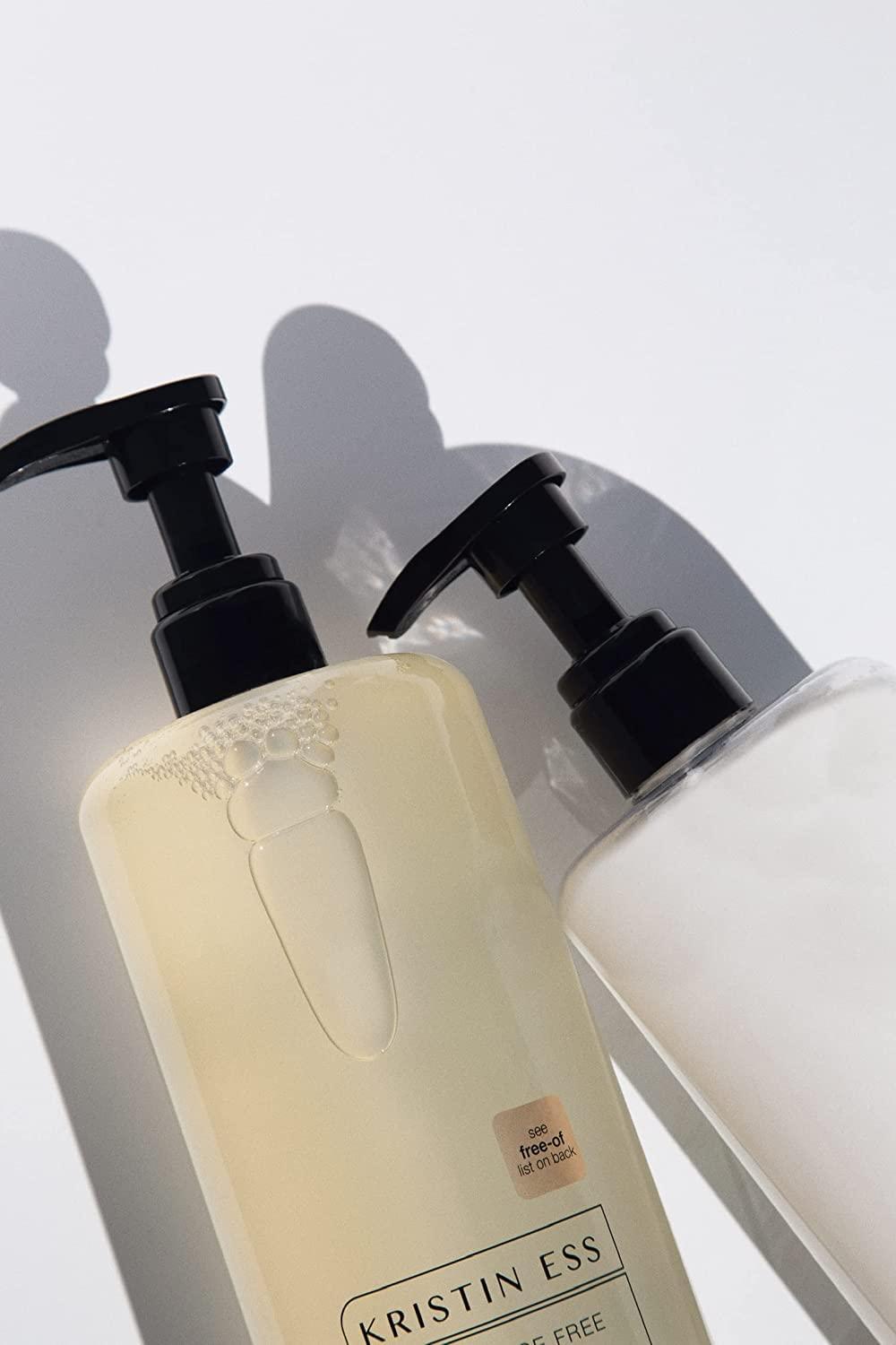 Kristin Ess Kristin Ess Hair Fragrance Free Daily Cleansing Shampoo, Lightly Clarifying, Shine Enhancing, Vegan, Color + Keratin Safe, 33.8 fl oz (Pack of 2)