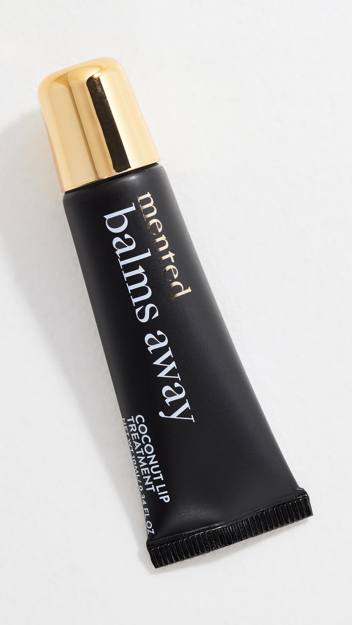 Mented Mented Cosmetics Balms Away Coconut Lip Balm Moisturizing Lip Care Repair Therapy Treatment for Dry Cracked Lips, Vegan, Paraben Free, Cruelty Free