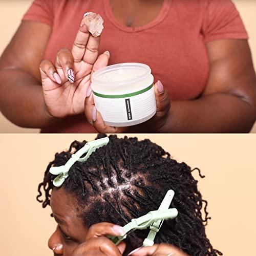 Naturall NaturAll Avocado & Kiwi Braiding Gel - Infused with Avocado, Kiwi & Special Extracts - Sulfate-Free Loc Gel for Retwisting Dreadlocks - Hydrating & Moisturizing Gel for Dreadlocks (8 OZ)