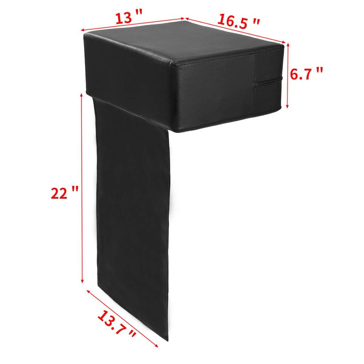 JAXPETY JAXPETY Black Barber Beauty Salon Spa Equipment Styling Chair Child Booster Seat Cushion