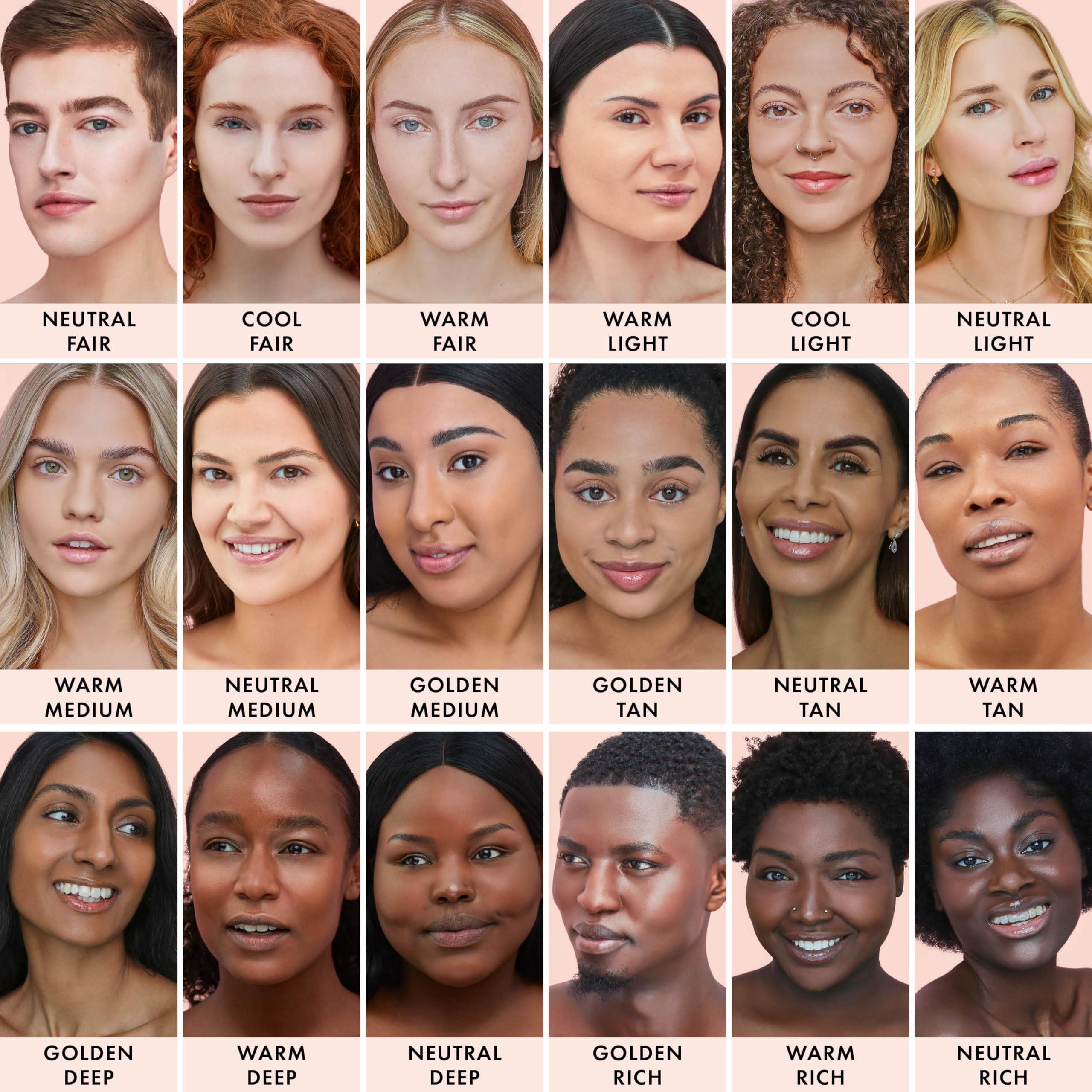 ICONIC LONDON ICONIC LONDON Radiant Concealer & Brightening Duo | Creamy Liquid + Brightening Crayon Dual Ended Concealer, Cruelty Free, Vegan Makeup (Neutral Light) 0.08 oz