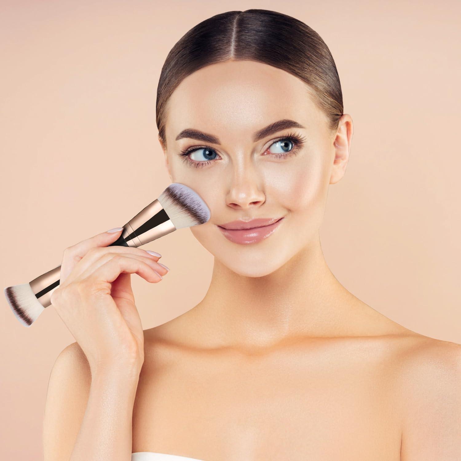 Hilareco 3 Pcs Cream Contour Stick Makeup Kit, Shades with Highlighter Stick, Blush Stick and Bronzer Contour Stick for Sculpt the Cheeks, Waterproof, Matte & Dewy Finish (Light,#01+#09+#11)