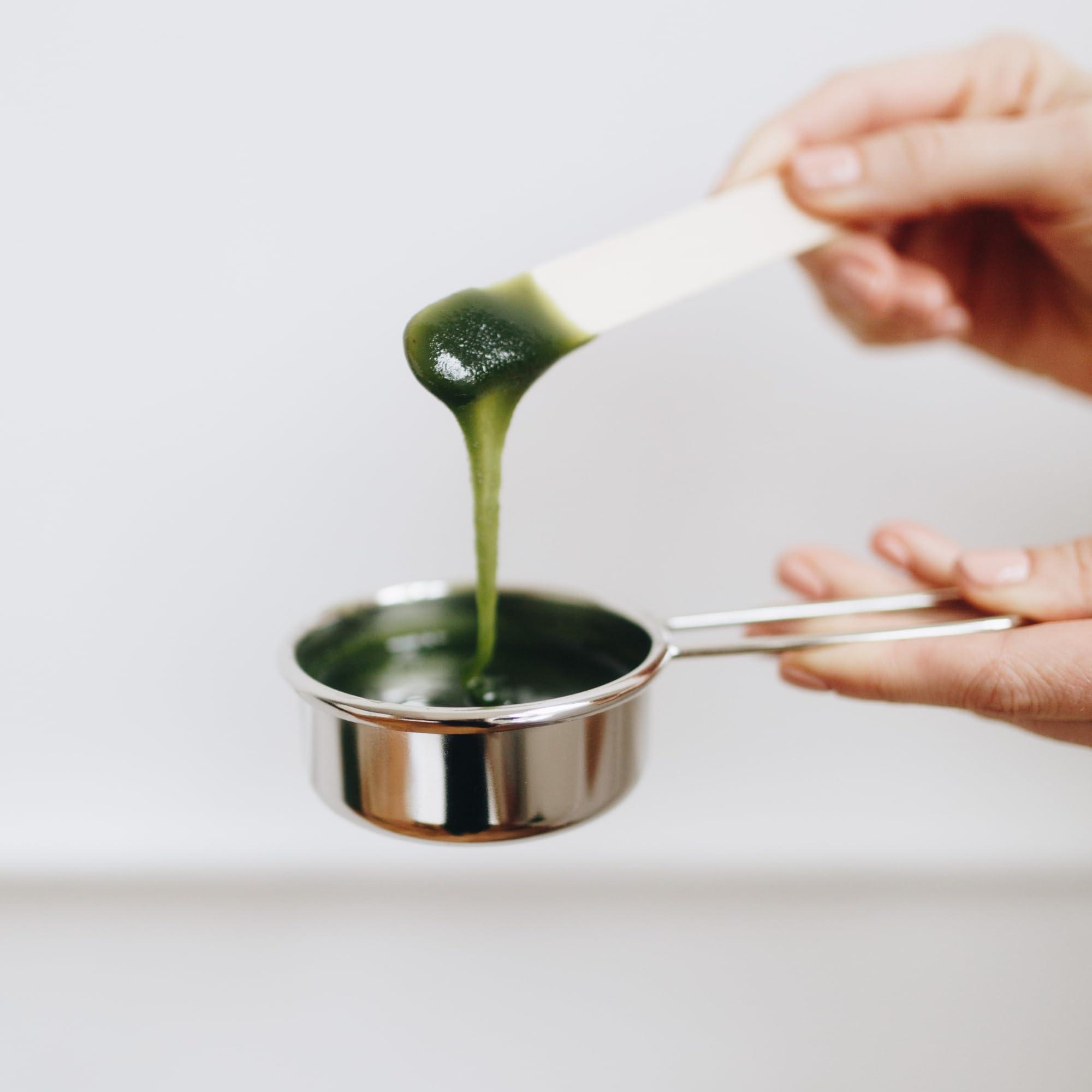 Parissa Parissa No-Strip Face & Lip Hot Wax Kit for Short & Coarse Hair Removal At-Home Waxing Kit on Face, Chin, and Upper Lip, Blue