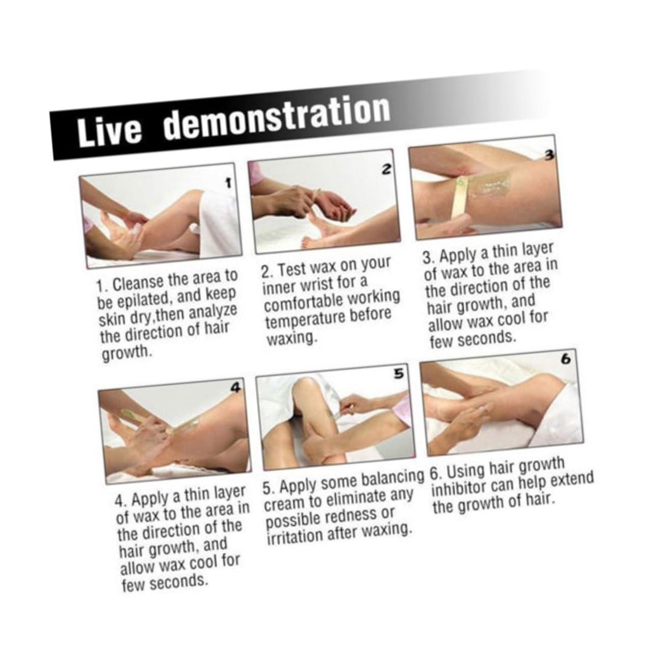 Mikinona Mikinona Depilatory Bead 100g No Strip Hard Wax Beans for Painless Hair Removal Experience