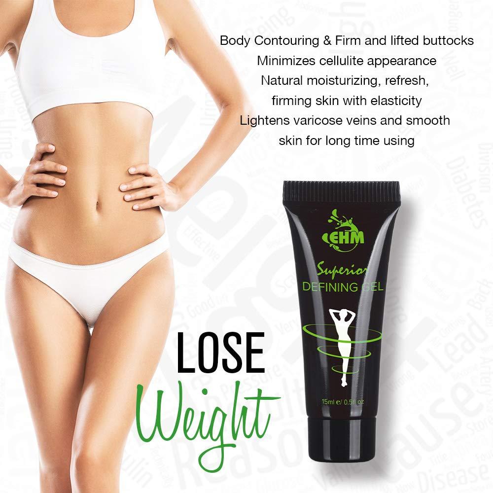EHM EHM Ultimate Defining Body Gel Applicator Lipo Gel Cream it Works For Firming Toning Contouring 15ml (0.5fl oz)