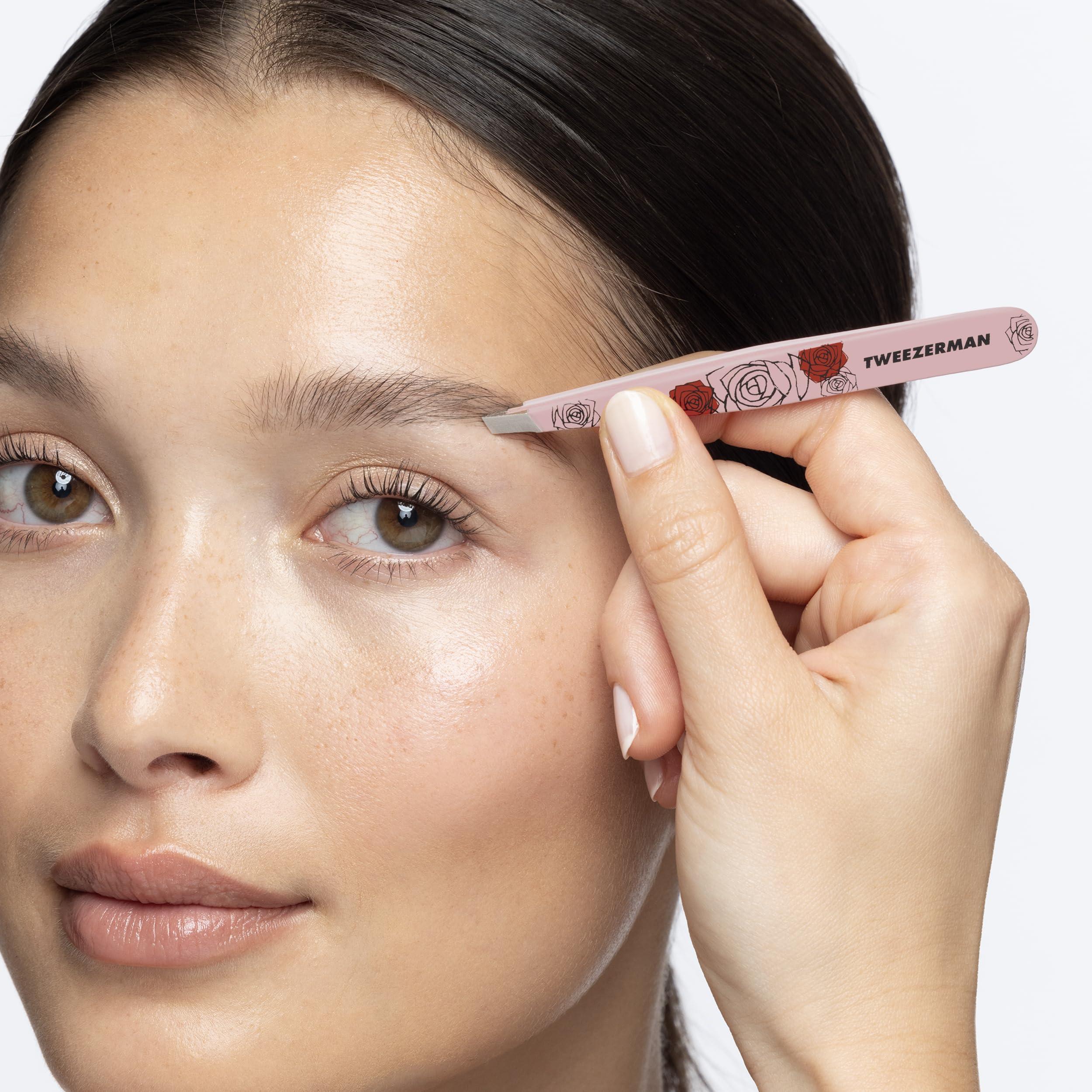 Tweezerman Tweezerman Aurora Slant Tweezer - Eyebrow Tweezers for Women and Men