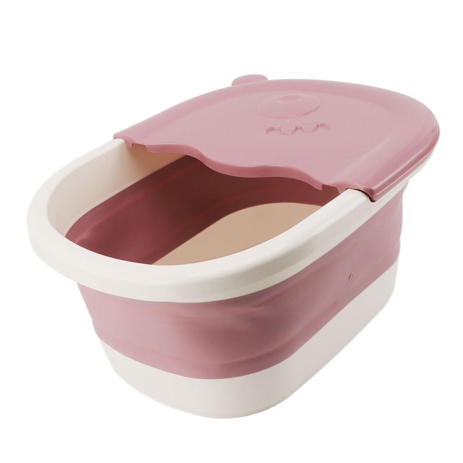 FOSA Foot Bath Basin for Kids, Foot Soak Tub with Massage Acupoint and Handles, Multifunction Foldable Feeting Soak Tub for Soaking Feet ()