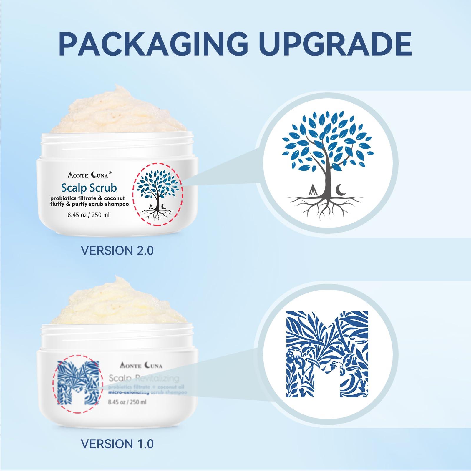 Bablabear Bablabear Scalp Exfoliator Scrub,Itchy Scalp Treatment for Dandruff,Hair Scrub, No Sulfate Hair Scrub To Soothe a Dry, Flaky,Scalp,Removes Buildup,Clarifying Shampoo With Scrubber