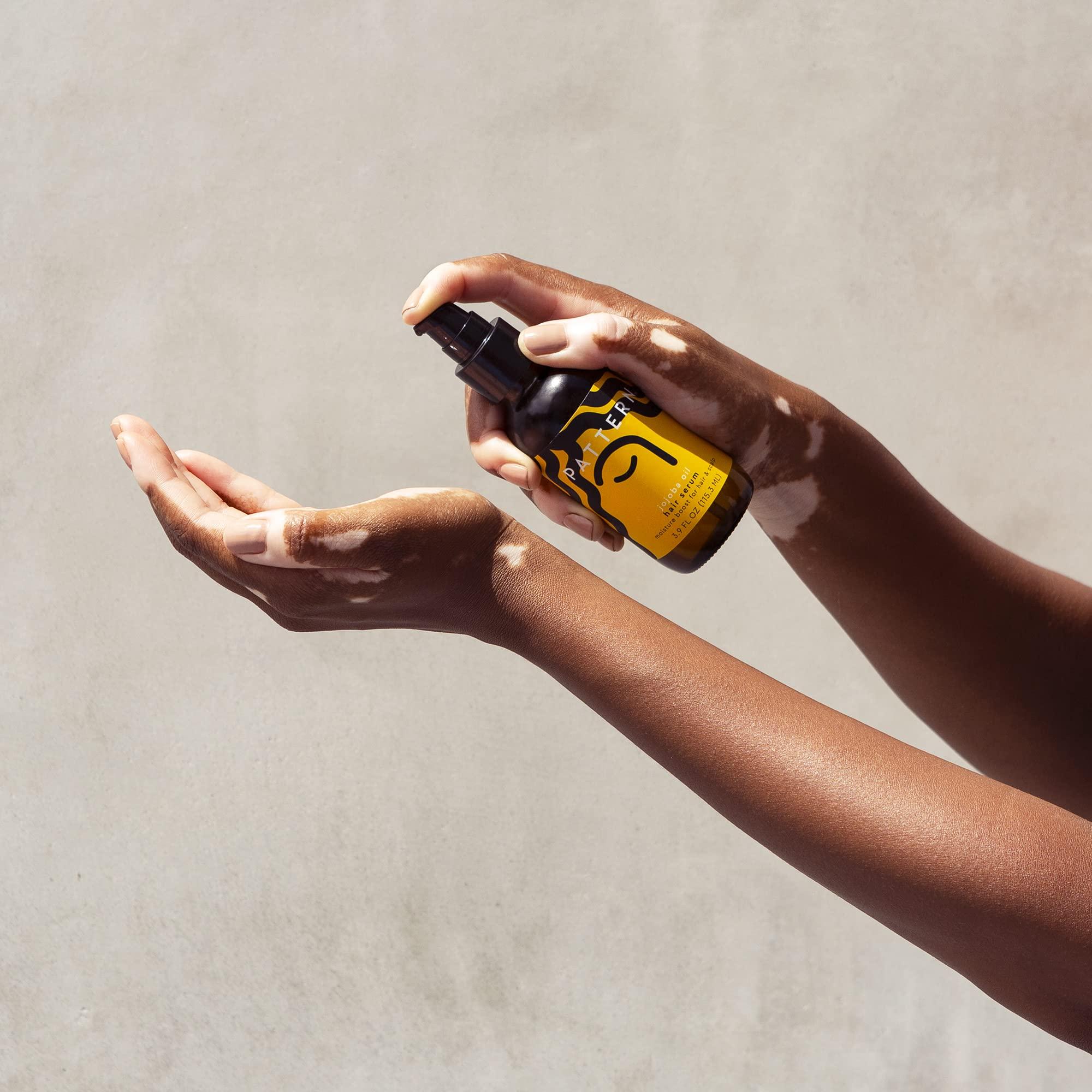 PATTERN PATTERN Beauty by Tracee Ellis Ross Jojoba Hair Serum, 3.9 Fl Oz, Safflower, Jojoba, Rosehip, Olive & Lavender Oils, Lightweight Moisture Boost for Hair and Scalp