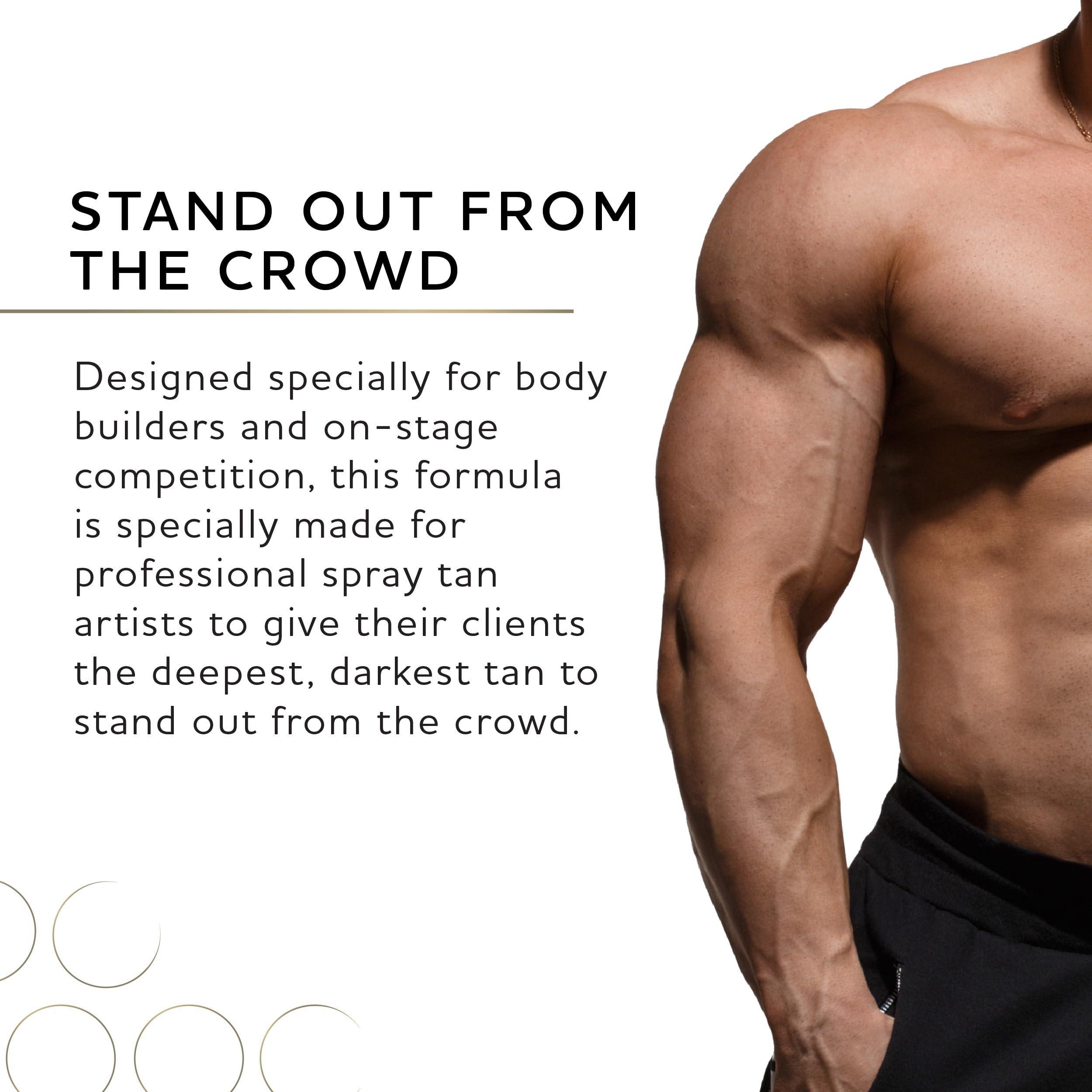 Norvell Norvell Premium Professional Sunless Tanning Spray Tan Solution - Competition Tan, 1 Liter Box