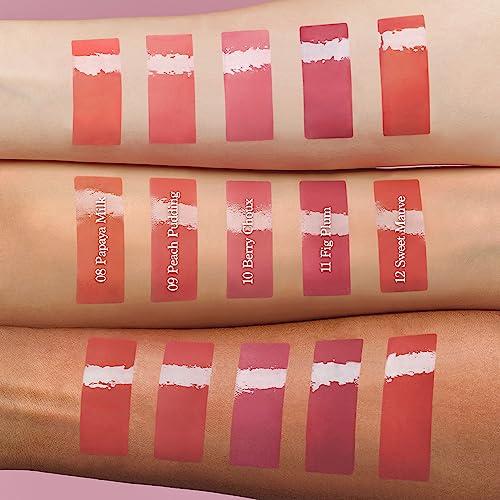 Dasique dasique Juicy Dewy Tint (12 Sweet Marron) 0.12 oz | Light Application with moisture | Long-wearing Glossy Lip Stain, Non-sticky | Vegan, Cruelty-free | K-beauty
