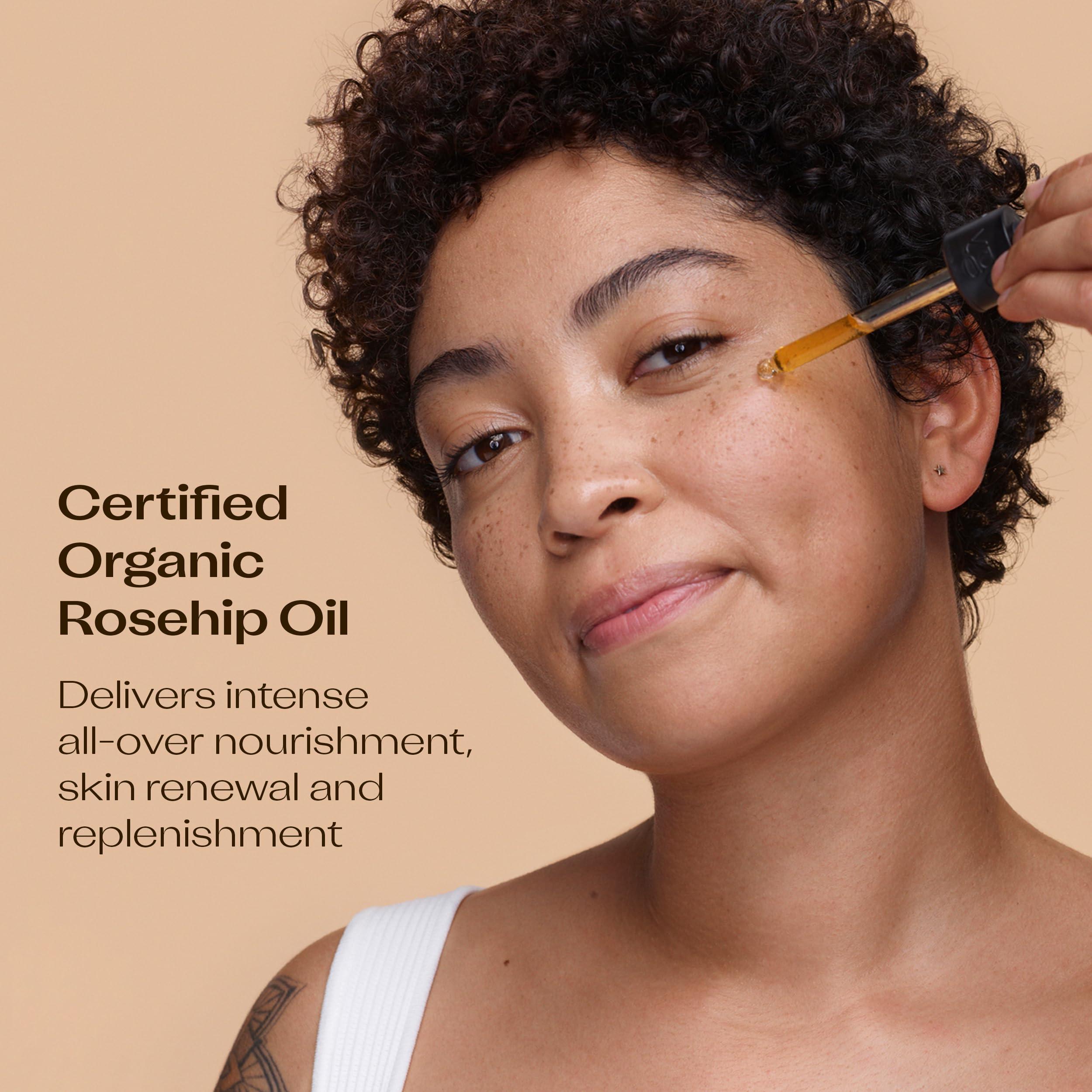 Trilogy Trilogy Certified Organic Rosehip Oil, Intensive Nourishment, Improves Appearance of Scars, Stretch Marks, Fine Lines, & Wrinkles, 0.68 fl oz