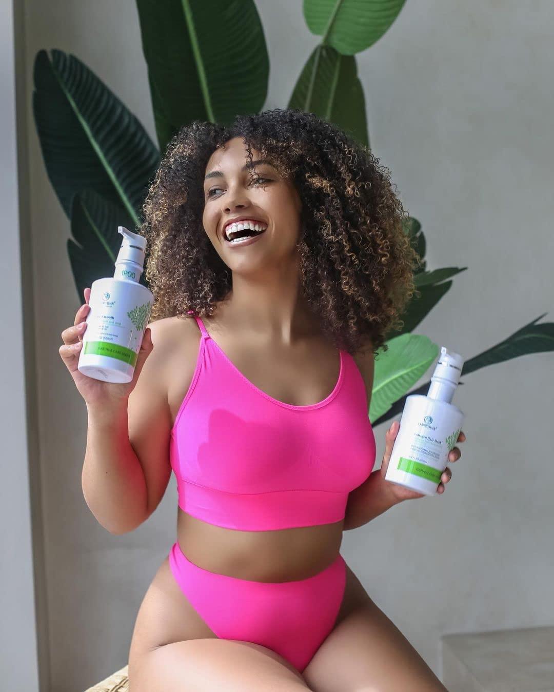 Xiaomoxuan Xiaomoxuan Organic Tea Tree Oil Shampoo - Moisturizing for Dry Hair, Scalp Treatment, Sulfate-Free - Collagen Bond for Oily Scalp and Ends