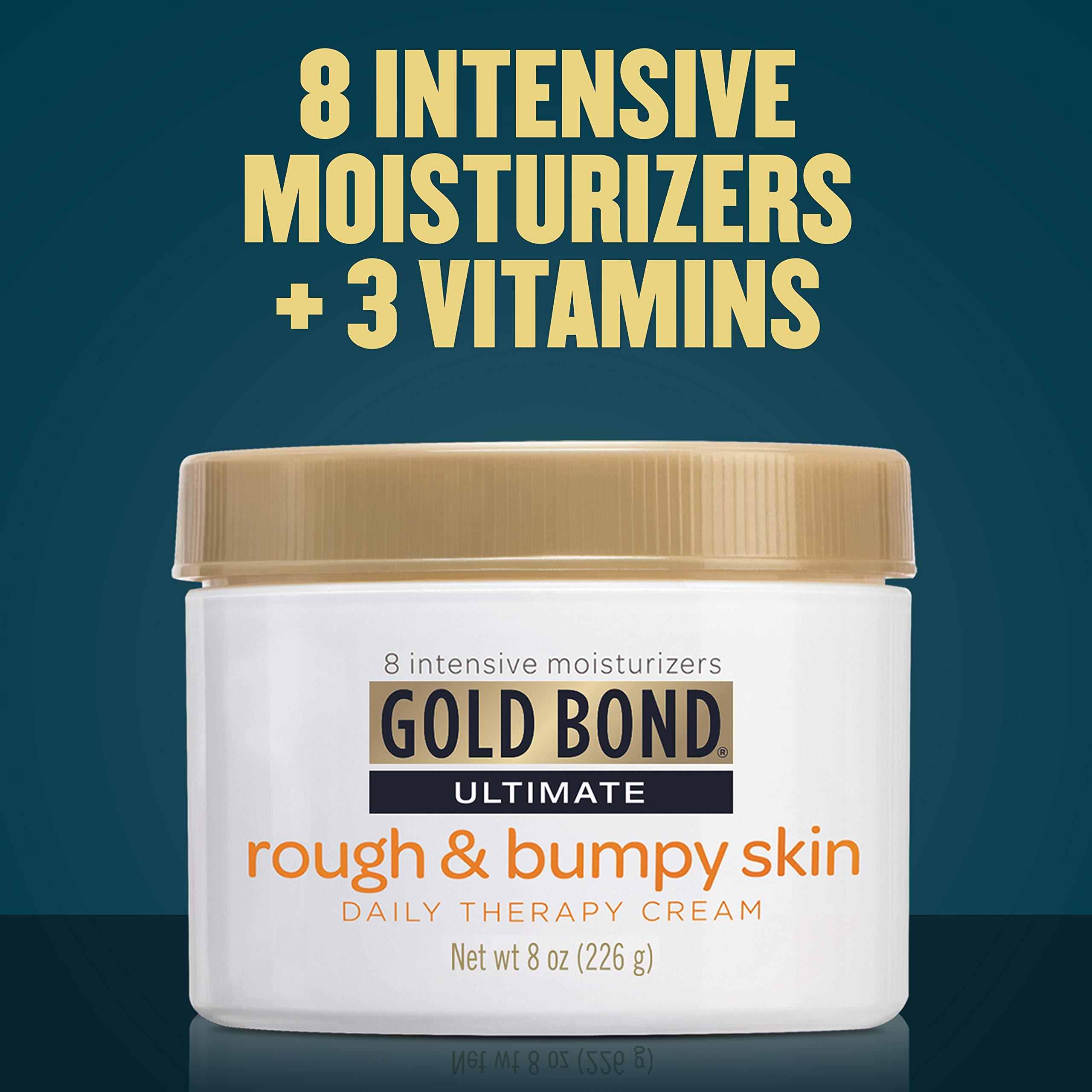 Gold Bond Gold Bond Rough & Bumpy Skin Cream 8 oz., Daily Therapy Cream With 8 Intensive Moisturizes