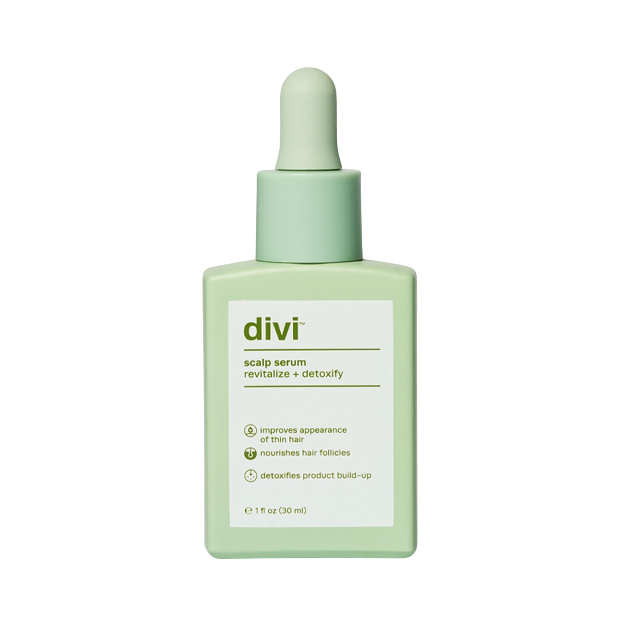 divi Divi Scalp Serum for Thinning Hair, 30ml Clinically Tested, Nourishing Formula with Amino Acids, Caffeine & Rosemary Oil Promotes Healthy Scalp & Fuller-Looking Hair, Reduces Oil & Product Buildup