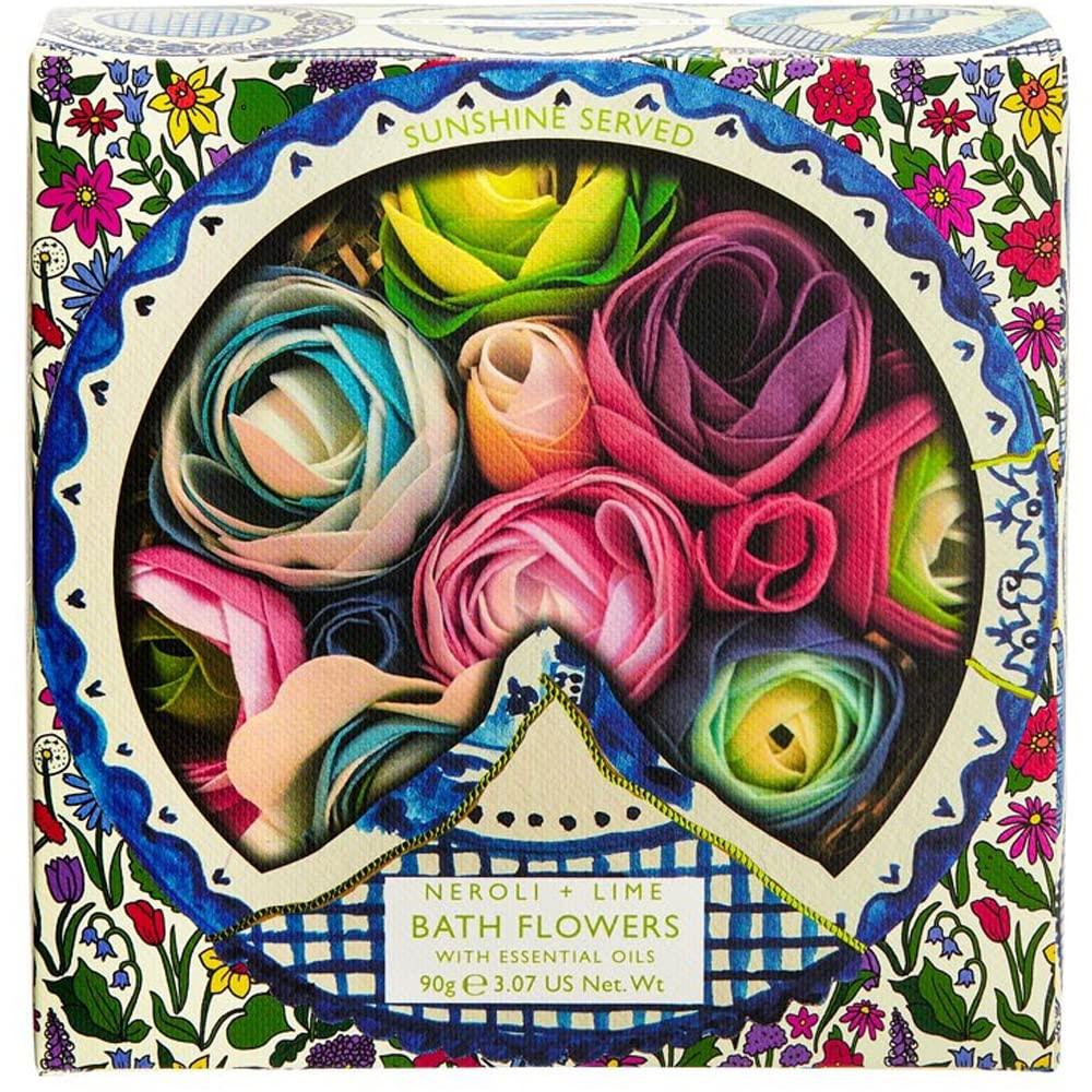 Heathcote & Ivory Heathcote & Ivory Sunshine Served Neroli & Lime Bath Soap Flowers 3.2oz