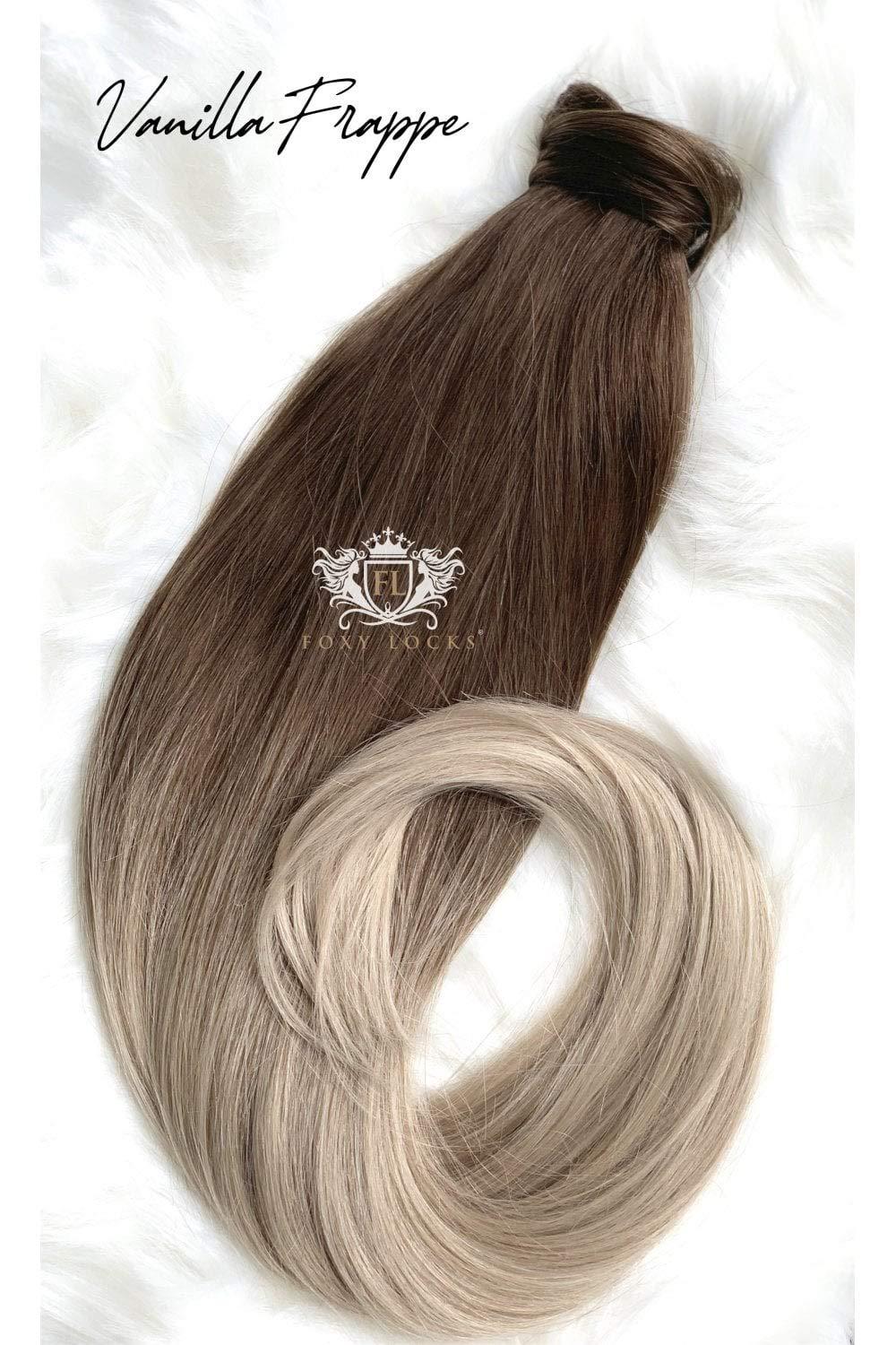 Foxy Locks Foxy Locks Hollywood Blonde - Wrap Ponytail Clip In Hair Extensions 12 / 16 / 22 / 26 INCH 12" | 100g