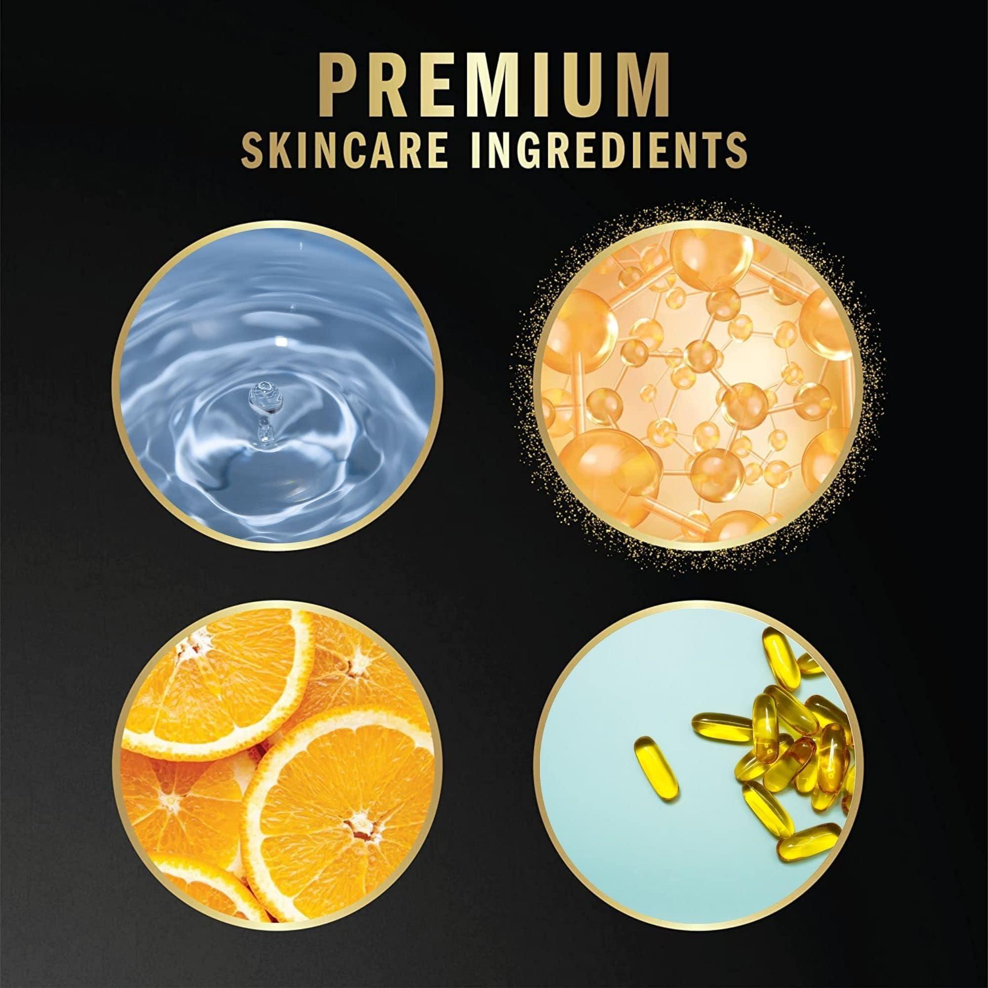 Olay Olay Body Wash with Vitamin C & B3, Nourishing & Revitalizing, 17.9 FL.OZ (530 ml) - Pack of 3