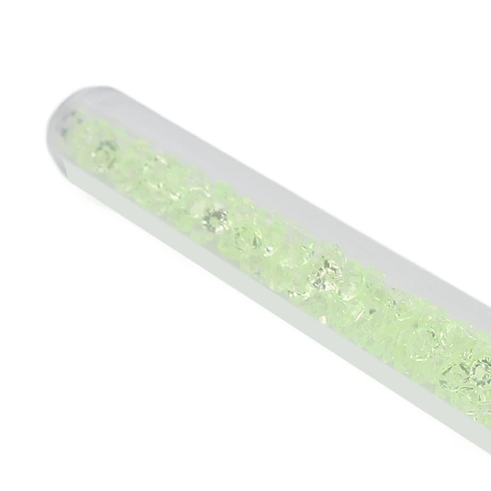 TITA-DONG 5pcs Lip Blending Brush, Round Tip Rhinestones Handle Lip Brushs, Portable Lip Smudge Brush, Professional Eye Shadow Brush for Under Eye Concealer, Soft Hair Lipstick Smudge Applicator Brush