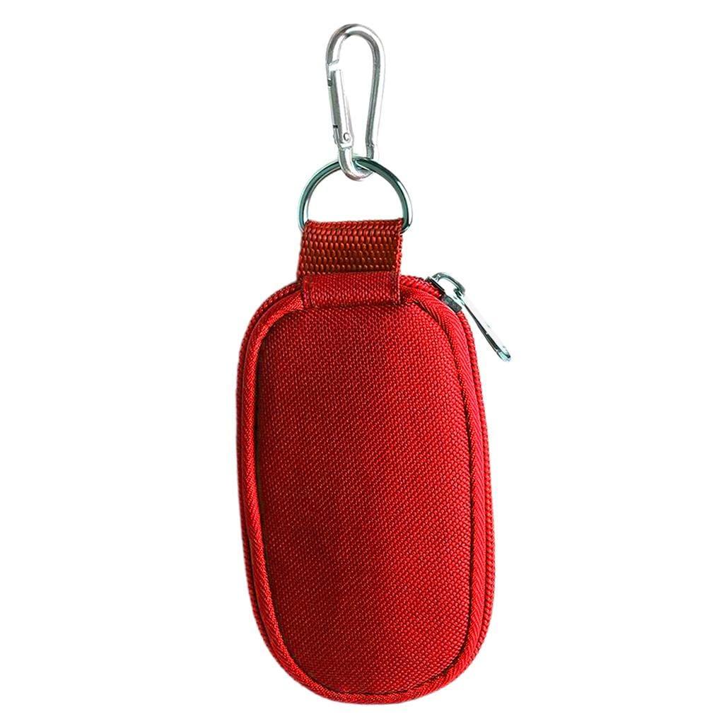 barenx barenx 2ml 10 Bottles Travel Essential Oils Storage Carrying Case Shockproof Holder - red