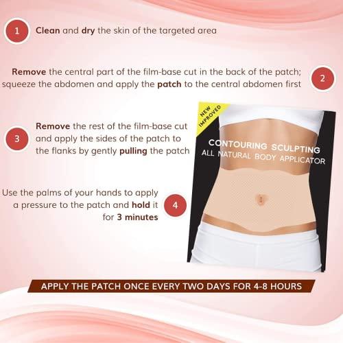 Shape and Tone Body Products All Natural Moisturizing Body Contouring Applicator Wrap – Easy to Use Body Wrap - By Shape and Tone (10 APPLICATORS)