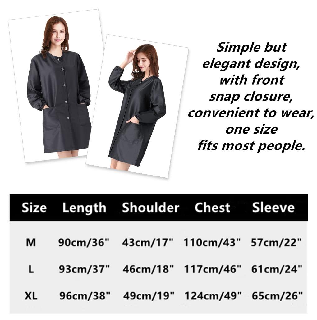 TopTie TOPTIE Custom Embroidered Salon Smock Barber Work Clothes Hairdressing Cape Hair Stylist Jacket Pet Grooming Smock-L