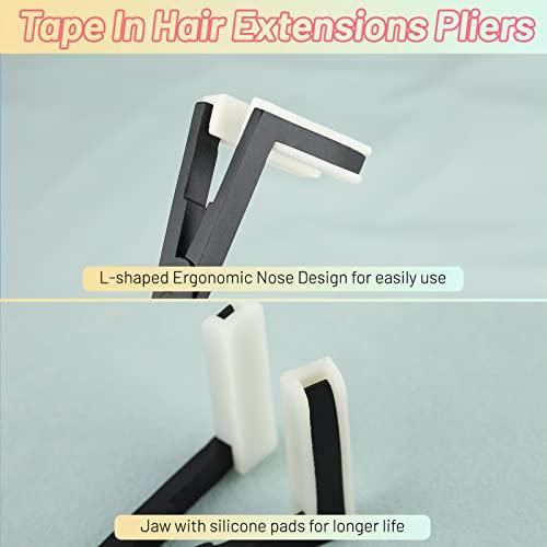 SPEEDWOX SPEEDWOX Tape In Hair Extensions Pliers 8 Inches Sealing Clamp Pliers Hair Sealing Pliers Human Hair Extensions Styling Tool Hair Extension For Salon Professional Installation