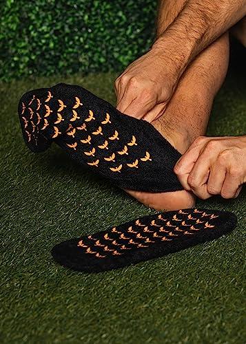 Phoenix Foot Peel Moisturizing Gel Socks for Men - Extra Large - 2 Pairs - with Shea Butter - Paraben Free - Reuseable Moisturizing Socks - Phoenix Foot Peel