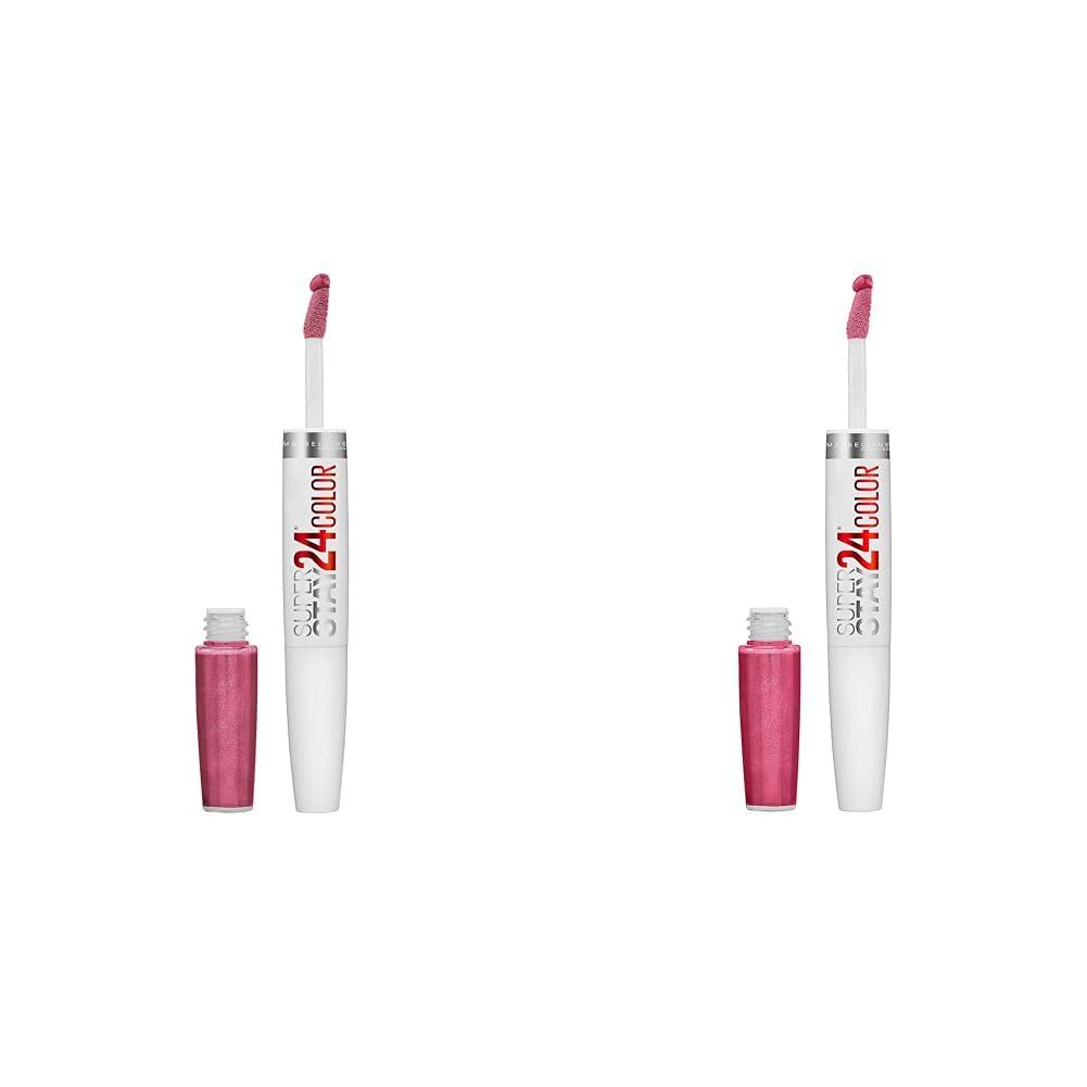 MAYBELLINE MAYBELLINE Super Stay 24 Liquid Lipstick Blush On Pink & Wear On Wildberry Mauve Pink, 1 Count Each