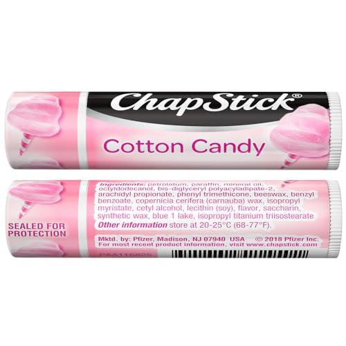 ChapStick ChapStick Lip Moisturizer, Cotton Candy, 12-Pack Limited Edition Bulk Lip Balm, Fun & Yummy, 0.15 Oz Ea