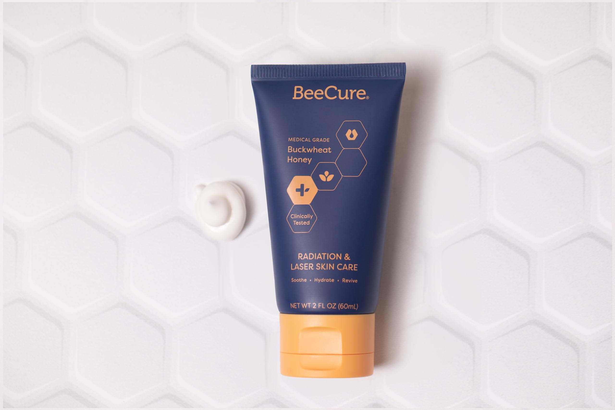BeeCure BeeCure Radiation Relief and Laser Burn Cream Skin Care Cream, Burn Relief Cream with Buckwheat Honey & Calendula, 60ml Tube