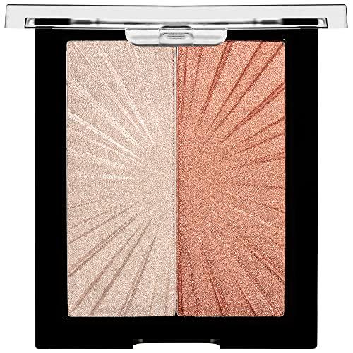 wet n wild Wet n Wild MegaGlo Blushlighter, Blendable Blush & Highlighter Set, Shimmery Metallic Finish, Highlight Bling