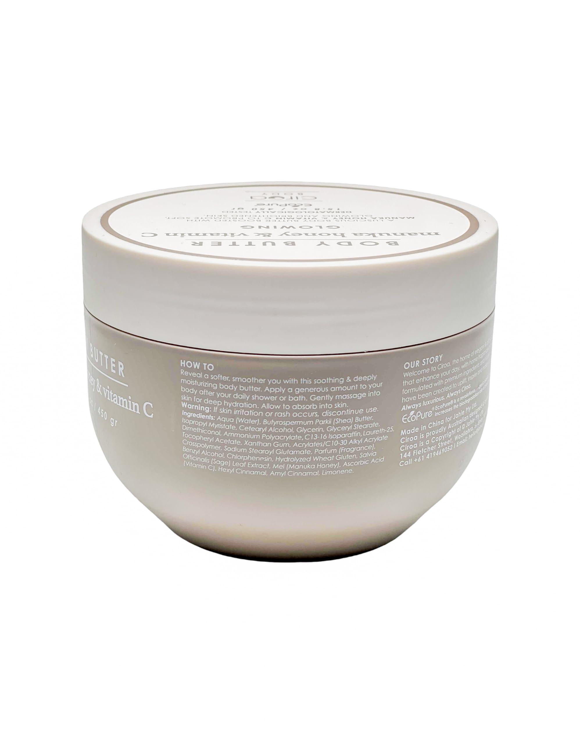 Generic Generic Ciroa Body Butter Manuka Honey & Vitamin C, GLOWING 15.8 oz, 450 gr.