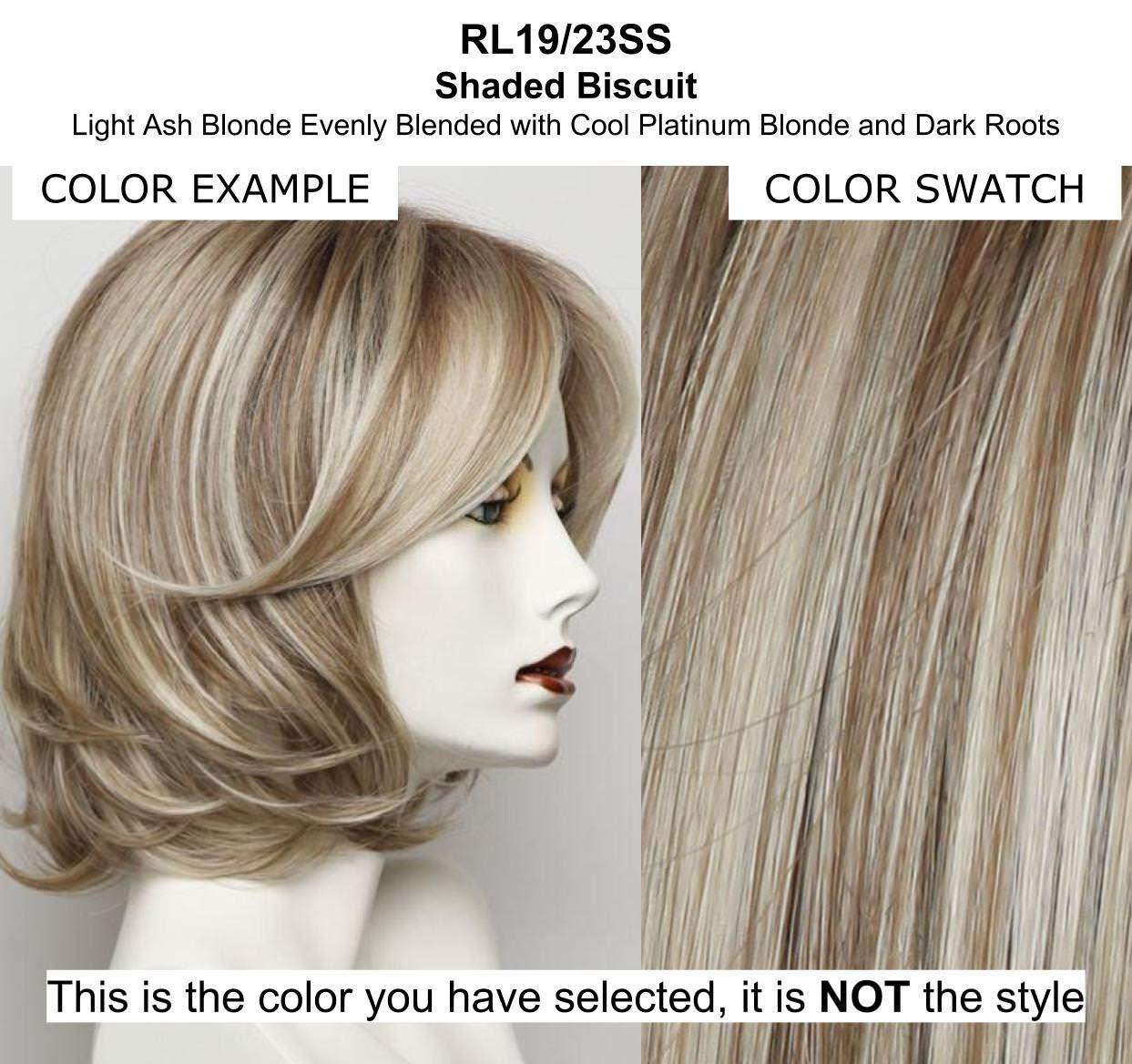 Raquel Welch & Maxwigs Simmer Elite Wig Color SS19/23 SHADED BISCUIT - 11.5\" Sheer Indulgence Light Long Heat Friendly Synthetic Lace Front Monofilament Top Hand-Tied base Bundle MaxWigs Hairloss Booklet