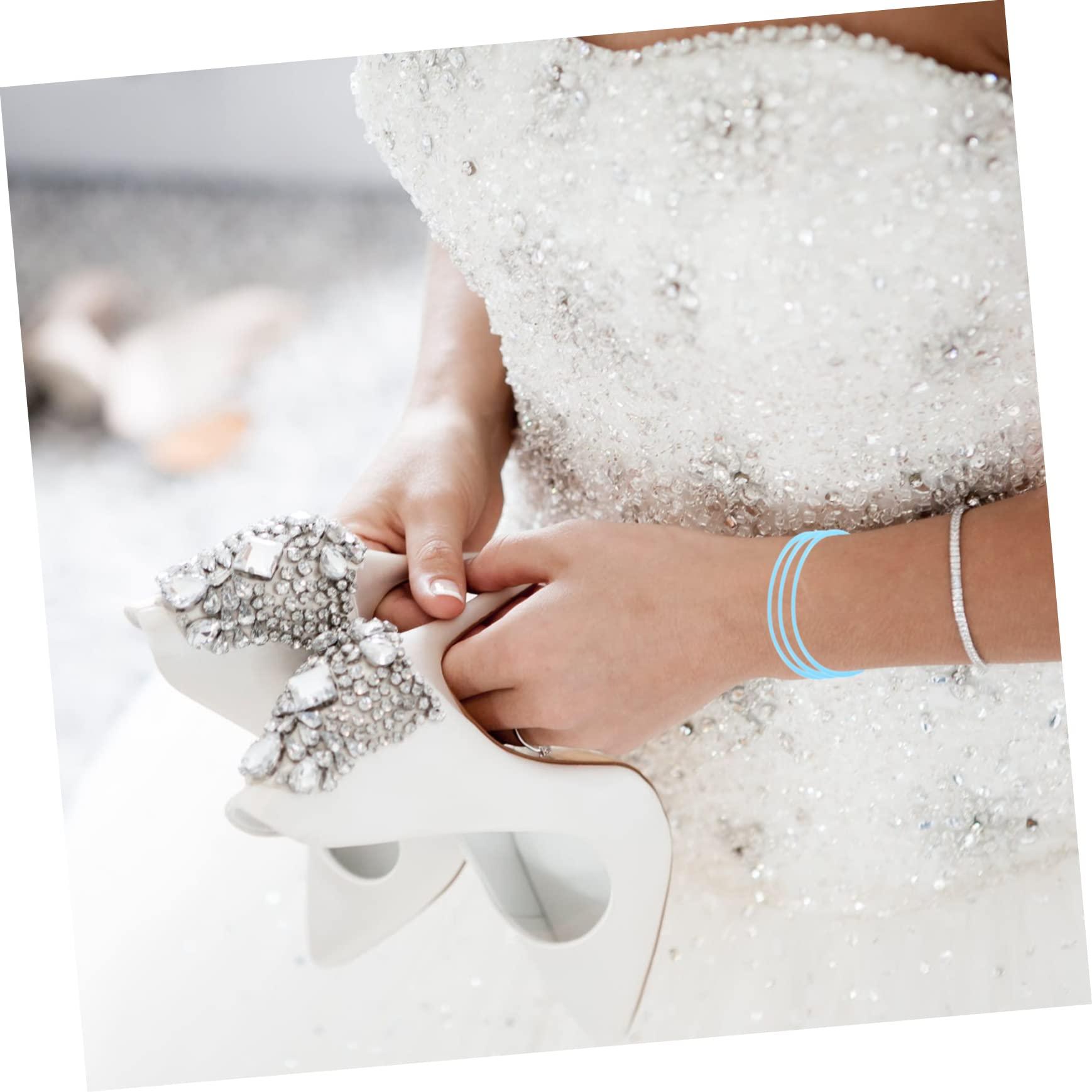 ABOOFAN ABOOFAN 150 Pcs Luminous Silicone Bracelet Women Bracelets Ponytail Hair Rubber Ties Bracelets for Women Wide Kids Rubber Bands for Hair Silicone Bands Elastic Band Girl Office